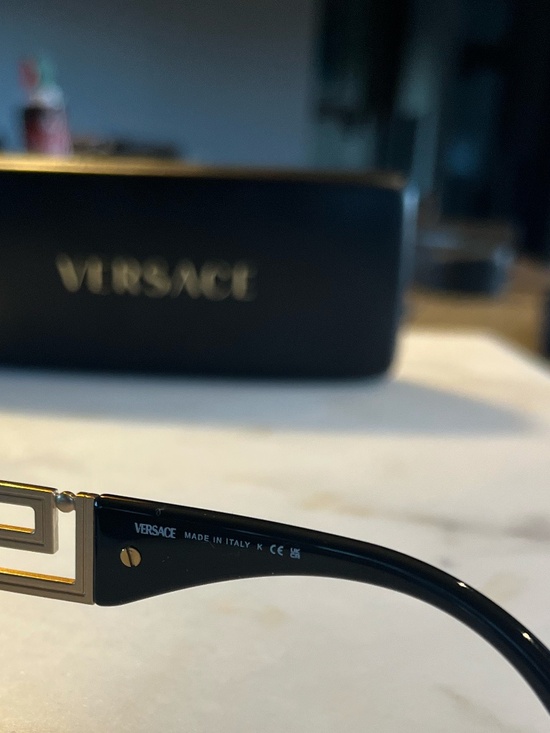 Versace Greca Cat-Eye Sunglasses in Black main image 11